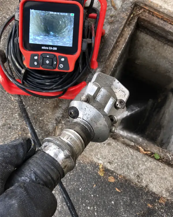 Buse d'hydrocurage haute pression pour le curage d'une canalisation